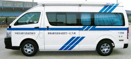 中部交通共済協同組合 様 車載型CRT運転適性検査器Ⅴ(T.K.K.7055)